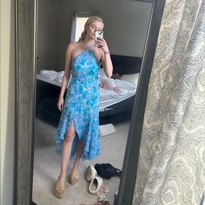Blue/Teal multicolor Wedding guest Dress (BRAND NEW) from French Connection